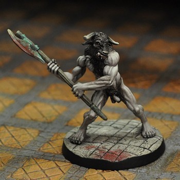 Minotaur Naked With Axe Sally Th Mm Fantasy Gaming Miniatures