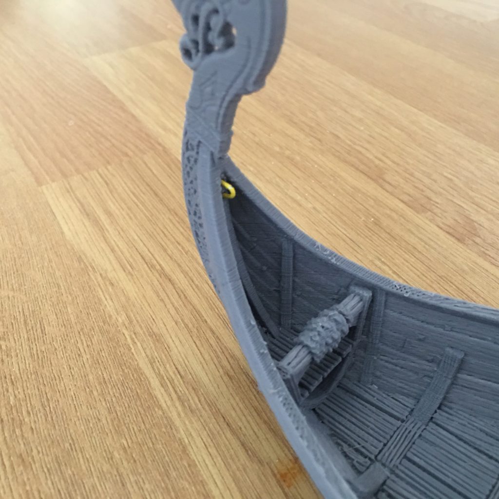 Rigging 28mm Viking Longboat