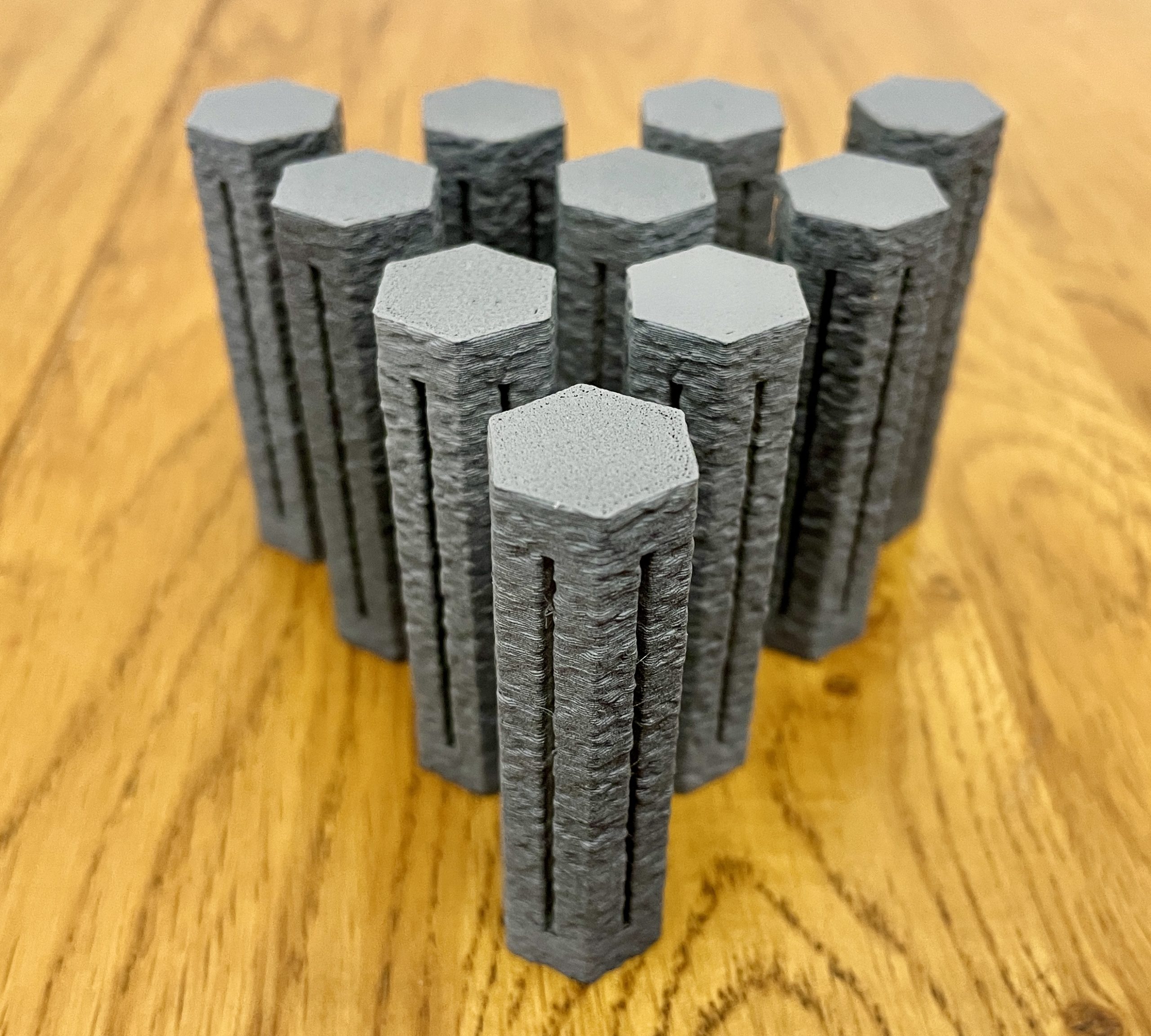 Pillar to Post – Hexagonal Pillars