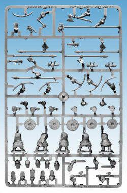 OAKP101 Dwarf Infantry Sprue