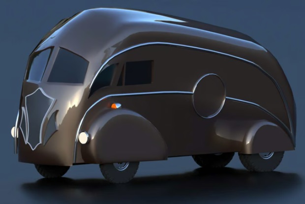 Coyote Hotrod Van
