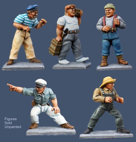 Merchant Sailor Gun Crews - Sally 4th 28mm Fantasy & Gaming Miniatures